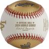 Rawlings | Official 2024 World Series Champions Los Angeles Dodgers | WS Champs Ball | White/Gold Leather Champions view 3