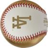 Rawlings | Official 2024 World Series Champions Los Angeles Dodgers | WS Champs Ball | White/Gold Leather Champions view 4