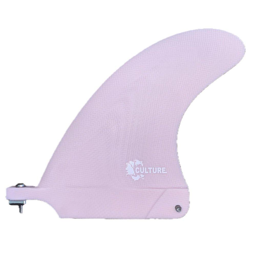 Culture Supply 4.5" Surfboard Center Fin - Converts 2+1 Setup into a Tri Fin Thruster (Lavender)