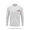 13 Fifty Apparel [Dockside] Men's Utility Long Sleeve [WHT/NVY] L view 1