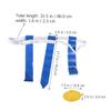 POPETPOP 1set Flag Football Waist Belt Set Multi-use Football Supplies for Youth Adults Includes Belts Flags Markers Storage Bag for Outdoor Training and Games view 3