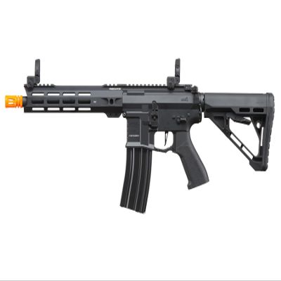 Lancer Tactical Gen 4 Nebula II ETU Predator SBR Full Steel CNC AEG Airsoft Gun (Programmable MOSFET) (Black, 10")