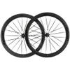 SUPERTEAM 50/28mm Road Disc Brake Carbon Fiber Tubeless Wheelset Carbon Spokes Ultra Light Ratchet System Hub (FIT for SHIMAN0 8-12 Speed, QR Type 9 * 100/10 * 135mm) view 1