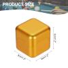 PATIKIL Billiard Magnetic Chalk Holder, Aluminum Pool Chalk Holder Billiards Cue Chalk Tip Case for Snooker Sports Accessories, Golden view 2