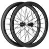 SUPERTEAM 50/28mm Road Disc Brake Carbon Fiber Tubeless Wheelset Carbon Spokes Ultra Light Ratchet System Hub (FIT for SRAM XDR 12 Speed, Thru-Axle Type 12 * 100/12 * 142mm) view 2