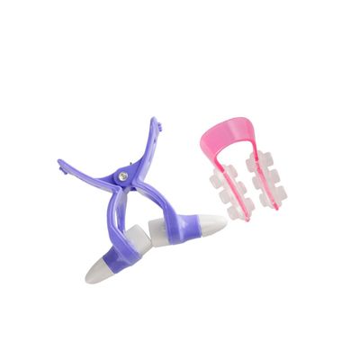 VINTORKY 2pcs Silicone Beauty Nose Clip Set Nose Shaping and Straightening Corrector and Comfortable Pad Lifting Tool for Enhancing Contours