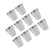 HOLIDYOYO 10pcs Stainless Steel Travel Cup Stackable Mug Portable Beverage Glasses Camping Beer Cups view 1
