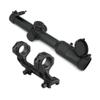 Tactical 1-6x24mm FFP LPVO Riflescope with 30mm Tube Cantilever Scope Mount, 1.54Inch Height, sr1 Red Cross Reticle Illuminated Scope for Hunting, Fit 20mm Rail, Black view 1