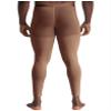 Miutii Mens Bulge Pouch Compression Pants Athletic Johns Legging Tights Thermal Baselayer Trousers Brown A Medium view 2