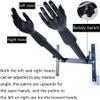Wing Chun Dummy Wooden Man Pile, Wall Mounted Martial Arts Training Device, Plastic Arm Spring Leg Muscle Training, Hang It On A Home Wall Or On A Marble Surface Training(Color:B Hands) view 2