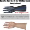 Wing Chun Dummy Wooden Man Pile, Wall Mounted Martial Arts Training Device, Plastic Arm Spring Leg Muscle Training, Hang It On A Home Wall Or On A Marble Surface Training(Color:B Hands) view 4