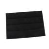 WOFASHPURET Suede Jewelry Earring Display Tray for Rings and Earrings Black Organizer Box Dust Jewelry Case for Personal Business Use Slots for Efficient Storage view 1