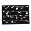 WOFASHPURET Suede Jewelry Earring Display Tray for Rings and Earrings Black Organizer Box Dust Jewelry Case for Personal Business Use Slots for Efficient Storage view 4