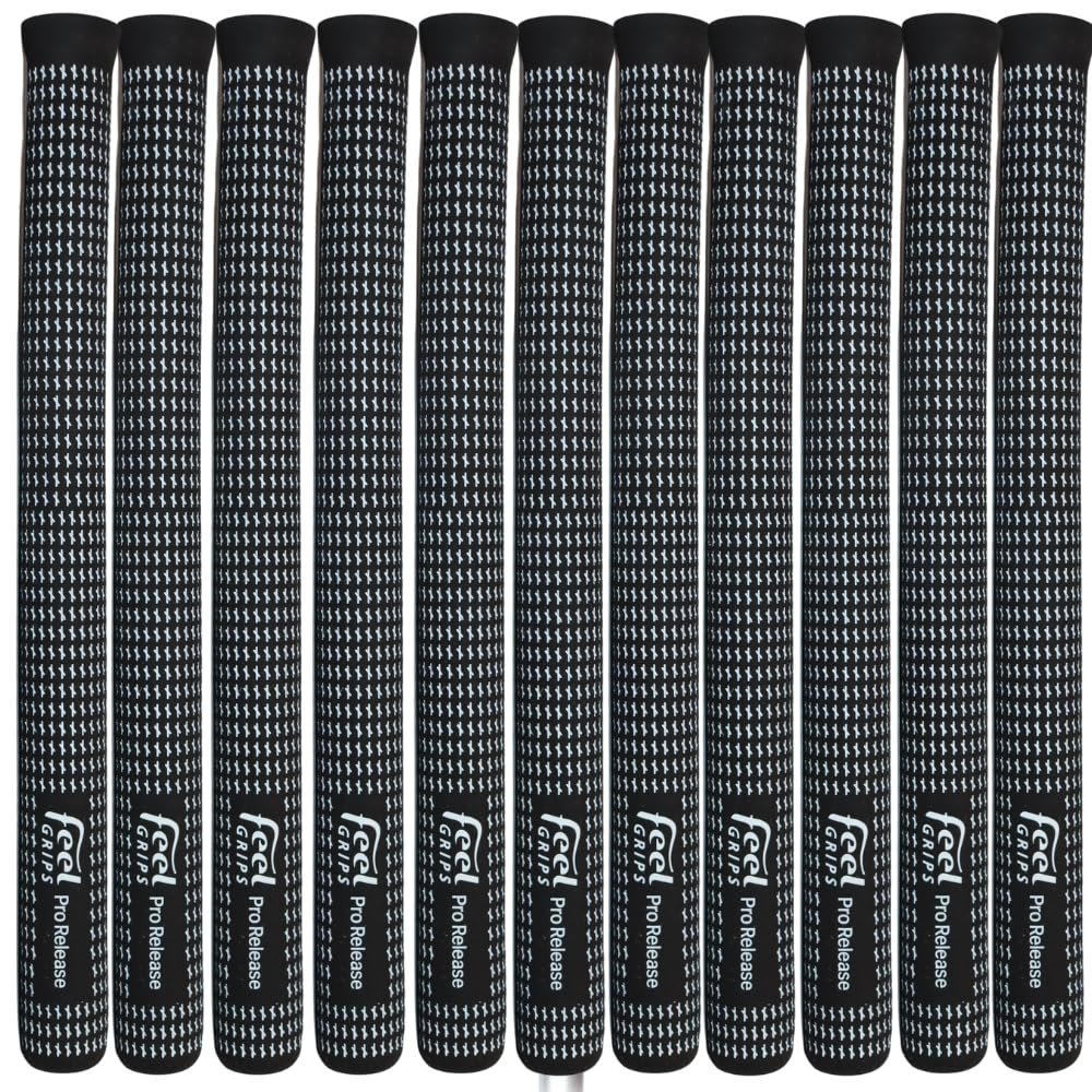 FEEL GRIPS REVERSE TAPER GOLF GRIPS ORIGINAL PRO RELEASE - SET OF 13 GOLF CLUB GRIPS