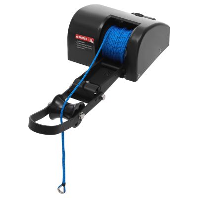 GEYOPMID Boat Marine Electric Anchor Winch, Electric Anchor Winch 12V Marine Anchor Winch with Remote Control Marine Saltwater Anchor for Fishing Boat Pontoon Boat