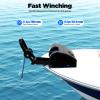 GEYOPMID Boat Marine Electric Anchor Winch, Electric Anchor Winch 12V Marine Anchor Winch with Remote Control Marine Saltwater Anchor for Fishing Boat Pontoon Boat view 3
