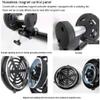 QYQCXGL Indoor Fluid Turbo Bike Trainer,Bike Trainer Stand,Resistance Bicycle Trainer,Indoor Home Riding Training,Black view 3