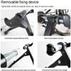 QYQCXGL Indoor Fluid Turbo Bike Trainer,Bike Trainer Stand,Resistance Bicycle Trainer,Indoor Home Riding Training,Black view 4