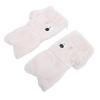 Electric Heated Gloves, Plush Cute Surrounded Heating Half Wearable Heated Gloves Hand Warmer, Heating Warming Gloves Built in 3000mAh Bat, Wearable Hand Warmers view 3