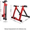 QYQCXGL Bike Trainer Stand, Indoor Training Platform Indoor Exercise Bike, Stationary Workout Trainer Stand Bike Trainer Stand,Red view 2