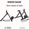 QYQCXGL Bicycle Roller Trainer Exercise Bike Steel Bicycle Exercise Magnetic Holder Noise Reduction Wheel for Bikes MTB view 2