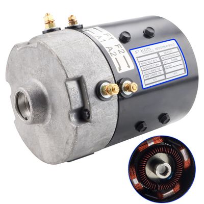 for EZGO 73445-G02 ZQS36-3.0C-T Electric Motor 36 Volt 73124-G01 73124-G08 19T DE2-4007 for EZGO TXT PDS 2000-Up Models DC SepEx Motor 36V