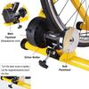 QYQCXGL Roller Trainer Bicycle Trainer for Folding 26"-28" Exercise Bike for Bicycles Mountain Bike, Loadable Up to 135 Kg, Bicycle Trainer with Magnetic Brake, Cycling at Home (Red) view 3