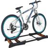QYQCXGL Bike Trainer,Bike Turbo Trainer, Indoor Exercise Stand 24-29 Inch Cycling Training Fitness Foldable Resistance Trainer,Champagne view 2