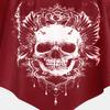 ROSE GAL Womens Plus Size Curve Gothic Skull Print Ruffled Overlay Tankini Swimwear Set(Red_1/2X) view 4