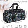 Duffle Bag for Girls Soft Fuzzy Butterfly Dance Bag for Girls Sports Gym Bag Ballet Bag Travel Duffle Bags with Shoes Compartment and Wet Pocket view 2