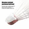 ALPSPORT 808 12 Pack White Goose Feather Badminton Shuttlecocks Birdies, High Speed Training Shuttlecock Balls with Great Stability and Durability for Indoor Outdoor Sports view 4