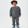 Flygo Unisex Boys Girls Fleece Lined Crewneck Sweatshirt Kids Warm Sherpa Pullover Sweater Sweatshirts Fall Winter Clothes(DarkGrey-S) view 3