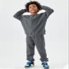 Flygo Unisex Boys Girls Fleece Lined Crewneck Sweatshirt Kids Warm Sherpa Pullover Sweater Sweatshirts Fall Winter Clothes(DarkGrey-S) view 4
