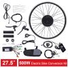 QUEWATSA Front Wheel Motor 350W 36V 26"/500W 36V 27.5"/1500W 48V 24" Hub Motor Front Wheel Motor w/LCD Display, Brushless Hub Motor view 4