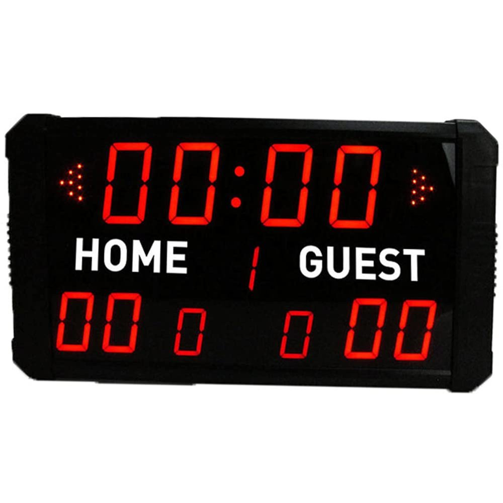 JYXYXSCP Portable Tabletop Scoreboard, Professional 14/24 Seconds Electronic Shot Scoreboard with Remote Control,11 Digits Display, for Basketball