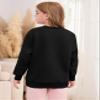 Flygo Unisex Boys Girls Fleece Lined Crewneck Sweatshirt Kids Warm Sherpa Pullover Sweater Sweatshirts Fall Winter Clothes(Black-XS) view 4