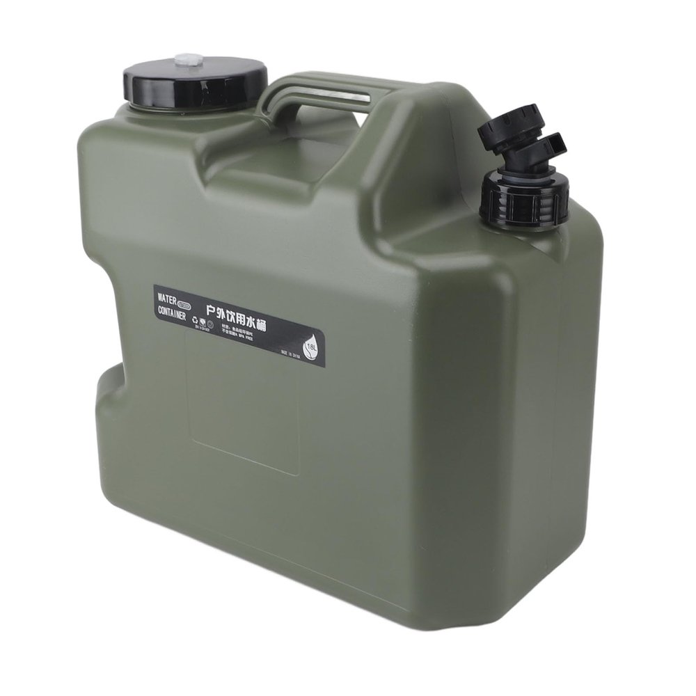 Miriam Song 18L Camping Water Container - Portable and Versatile 4.75 Gallon Water Storage Jug for Vehicle and Outdoor Use