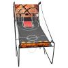 BOPRCSH Basketball Game, Arcade Basketball Fun at Home Floor Standing Arcade Basketball Game Set Includes 8 Game Modes and 5 Balls, Dual-Shot Basketball Arcade for Home view 1