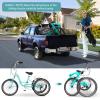 MOPHOTO Adult Folding Tricycle 7 Speed 20/24/26 Inch, 3 Wheel Bike for Seniors Women Men, Low Step-Through Cruiser Bicycle with Large Cargo Basket & Adjustable Seat view 2