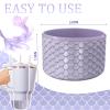 CEDIDJAC Silicone Boot for Stanley Cup 20-40 Ozfor Hydroflask Boot 12-24 Ozfor IceFlow 20-30 Oz,for Owala Tumbler 40 oz,Bottom Protector for Stanley Boot for Stanley Cup Accessories (Purple) view 4