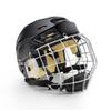 Ice Hockey Helmet Breathable Hockey Helmet with Cage for Youth Adult (Black, X-Large) view 1