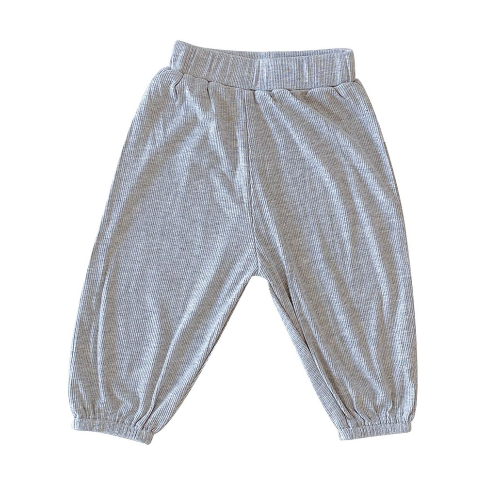 Baby Long Bloomers Girls Summer Thin Pants Soft Cotton Harem Pants for Infant Boys Toddler Dance (Grey, 18-24 Months)