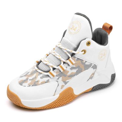 Toddler Shoe Size 12 Kid's Basketball Shoes Boys Sneakers Girls Trainers Comfort High Top Boys Shoes Size 2 Big Kid (White, 2 Big Kids)