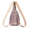 BOSTANTEN Small Sling Bag for Women - Leather Crossbody Fanny Pack Chest Bag for Travel view 4