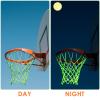 Basketball Net Outdoor Luminous Basketball Net Nightlight Glow Basketball Net Replacement 12 Loops Portable Nylon Basketball Net for Sports All Weather Anti Whip view 4