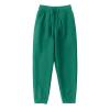 Girls Boys Sweatpants Fleece Athletic Workout Toddler Cargo Joggers Outdoor with Drawstring School (Green, 4-5 Years) view 1