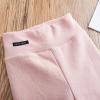 Toddler Baby Girls Fleece Lined Leggings Winter Warm Thick Thermal Pants Infant Cotton Footless Tights (Pink, 3-4 Years) view 4