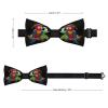 Parrots Bird Pirates Bow Ties for Men Print Bowtie Business Work Wedding Party Ties view 2