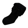 Girls Tights Cotton Cable Knit Footed Leggings Seamless Bow Tights Toddler Baby Girl Pantyhose (Black, 6-12 Months) view 1