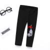 Baby Girls Cute Cat Print Leggings Toddler Assorted Everyday Pull on Leggings Cotton Pants Baby (Black, 18-24 Months) view 3